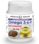 Noblesse Natural - Omega 3-6-9 Ulei din semințe de în 500 mg și Vitamina E, Noblesse 30 capsule - vitaplus