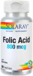 SOLARAY - Acid Folic 800 mcg SECOM Solaray 30 capsule 30 capsule Suplimente alimentare 800 mcg - vitaplus
