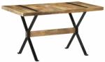 vidaXL Masă de bucătărie, 140x70x76 cm, lemn de mango nefinisat (321606)