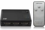 ACT 3 портов HDMI суич ACT AC7845, 4K@60Hz, USB, Дистанционно, Черен (EWENT-ACT-SPLIT-AC7845) - cybertrade