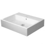 Duravit Vero Air csiszolt kerámia mosdó 60x47cm, WonderGliss bevonattal, csapfurat nélkül, alpin fehér 23526000601 (23526000601)