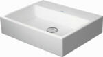 Duravit Vero Air csiszolt kerámia mosdó 60x47 cm, WonderGliss bevonattal, csaplyuk és túlfolyó nélkül, alpin fehér 23526000701 (23526000701)