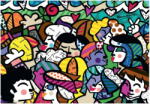 Bluebird Puzzle 90021 Romero Britto - Looking into the future - 1500 db-os puzzle