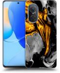 Picasee Husă transparentă din silicon pentru Huawei Nova 9 SE - Black Gold