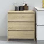 vidaXL Servantă, stejar sonoma, 70x41x75 cm, lemn prelucrat (809749) Comoda