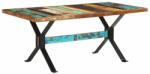 vidaXL Masă de bucătărie, 180 x 90 x 76 cm, lemn masiv reciclat (321611)