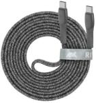 RIVACASE USB kábel, USB-C - USB-C, 2, 1 m, RIVACASE PS6105 GR21, szürke - patronbolt