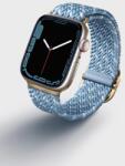 Uniq Aspen Designer Edition Apple Watch 38/40/41/42 mm Fonott Szíj Kék