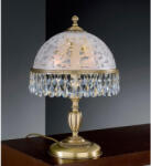 Reccagni Angelo Lampa de masa design clasic realizata manual din alama si Cristal Scholer 6200 (RA-P. 6200 M)