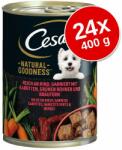 Cesar 24x400g Cesar Natural Goodness nedves kutyatáp Multipack 3 variációval (marha, csirke, bárány)