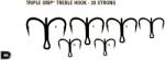 Mustad Carlig Mustad Ultrapoint KVD Triple Grip 5buc Nr. 12 (M.TG77NPBN.12)