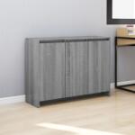 vidaXL Servantă, stejar sonoma gri, 102x33x75 cm, PAL (813015) Comoda