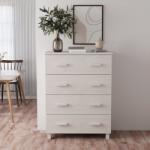vidaXL Servantă „HAMAR, alb, 79x40x103, 5 cm, lemn masiv de pin (340425) Comoda