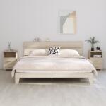 vidaXL Noptiere HAMAR, 2 buc, maro miere, 40x35x62 cm, lemn masiv (340416)