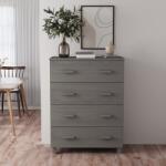 vidaXL Servantă „HAMAR, gri deschis, 79x40x103, 5 cm, lemn masiv pin (340427) Comoda
