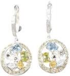 Frumoasa Venetiana Cercei argint topaz (C1585)