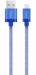 GOUI Cablu de date si Incarcare Goui G-LC8PIN-02B Metallic USB la Lightning 1m Albastru (cb/Goui/Metall/Ligh/1m/al/bl)