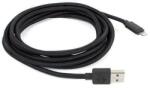 OWC Prem. Braided USB - Lightning 3, 0m - black (NWTCBLUSBL3MB)