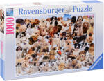 Ravensburger Пъзел Ravensburger от 1000 части - Колаж с кучета (15633)