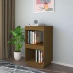 vidaXL Raft pentru cărți, maro miere, 40x35x71 cm, lemn masiv de pin (810842) Biblioteca