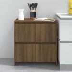 vidaXL Servantă, stejar maro, 70x41x75cm, lemn prelucrat (813013) Comoda