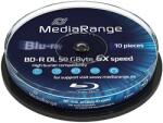 MediaRange BD-R DL 6x CB 50GB MediaR 10 pieces (MR507) - vexio