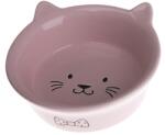 4-Home Castron ceramic Cat, rotund, roz