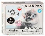Starpak 6 darabos színes gyurmaszett - Cute Kitty cicás