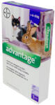  Advantage Spot-on Cat 0, 8 ml (4 kg-tól) - 4 db