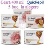 Quickepil 5 Buc LA ALEGERE - Ceara epilat de unica folosinta la cutie 400ml - Quickepil