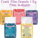 EpilatPRO 5 Buc LA ALEGERE - Ceara FILM granule elastica 1kg - EpilatPRO