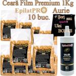 EpilatPRO 10 BUC - Ceara FILM granule elastica 1kg Aurie - EpilatPRO PREMIUM + 1 Sort sau Ulei Gratuit