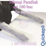 Quickepil Manusi din Celofan pentru Impachetari cu parafina set 100bucati