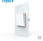 LIVOLO Intrerupator mecanic simplu cap scara 2M, Standard italian Livolo (VL-FCMKS-2WP-P9E)