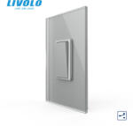 LIVOLO Intrerupator mecanic cap cruce1M Livolo cu panou sticla standard italian Livolo (VL-FCMM10A-1IP-P9E)
