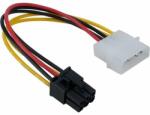  Захранващ кабел P6 PSU Molex - VGA 6pin (DeTech 18051)