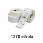 Zebra Самозалепващи етикети Zebra Z-Select 76x51 мм, 1370 eт. /ролка (800273-205)