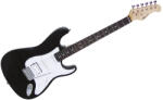 Dimavery ST-312 4/4 Elektromos gitár, fém húr - fekete
