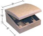 CADENCE MDF doboz íves felnyíló tetővel CADENCE 21x21x12cm KU216