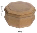 CADENCE MDF doboz 8 szögletű íves tetővel CADENCE 19x11cm KU294 (KU294)
