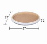 CADENCE MDF tálca rugalmas szegéllyel CADENCE 27x2mm EG49 (EG49)