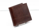 GreenDeed sötétbarna férfi bőr pénztárca pav09