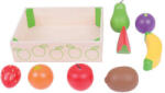 Bigjigs Toys - Cutiuta cu fructe din lemn (BJ476) Bucatarie copii