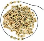 PLAYBOX Margele de insirat Cuburi cu litere, 7x7mm (PB2470690)