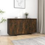 vidaXL Servantă, stejar fumuriu, 135x41x75 cm, PAL (813056) Comoda
