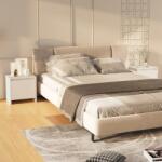 vidaXL Noptiere, 2 buc. , alb, 45x34x44, 5 cm, PAL (809864)