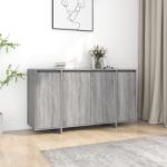 vidaXL Servantă, stejar sonoma gri, 135x41x75 cm, PAL (813057) Comoda