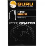 Guru Carlig GURU F1 Eyed Barbless Nr. 18 10buc/plic (GU.GF1E18)