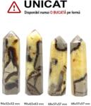  Obelisc Septaria Druzy Mineral Natural 1 Varf - 129-142 x 33-38 x 26-31 mm - (XXL) - 1 Buc