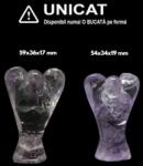  Inger din Ametist Natural - 54-59 x 34-36 x 17-19 mm - 1 Buc